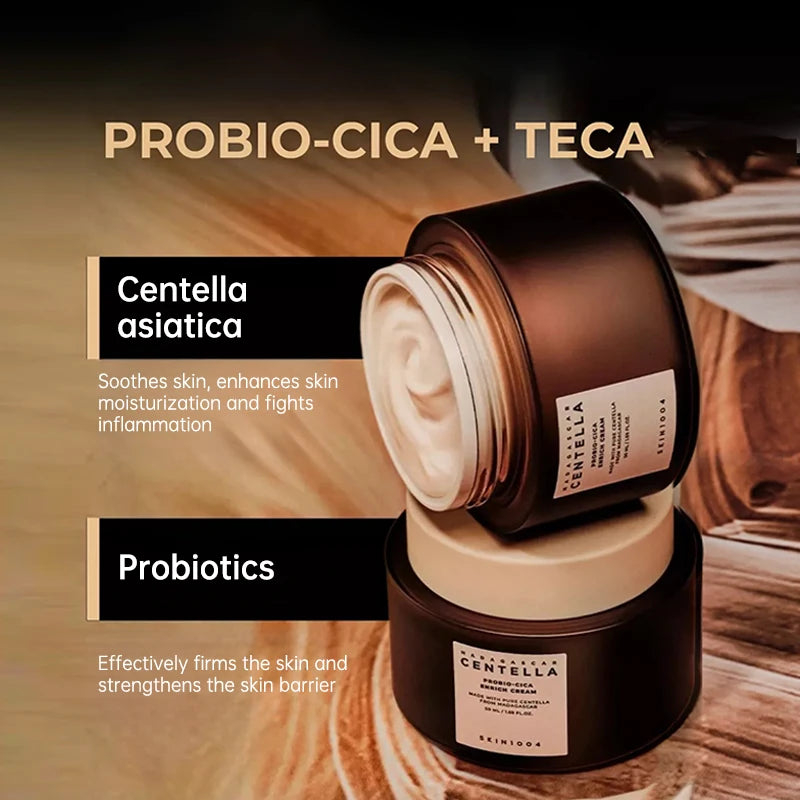 Korean Madagascar Skin1004 Centella Probio-Cica Enrich Cream Face Moisturizing Whitening Cream Original Skincare Beauty Products