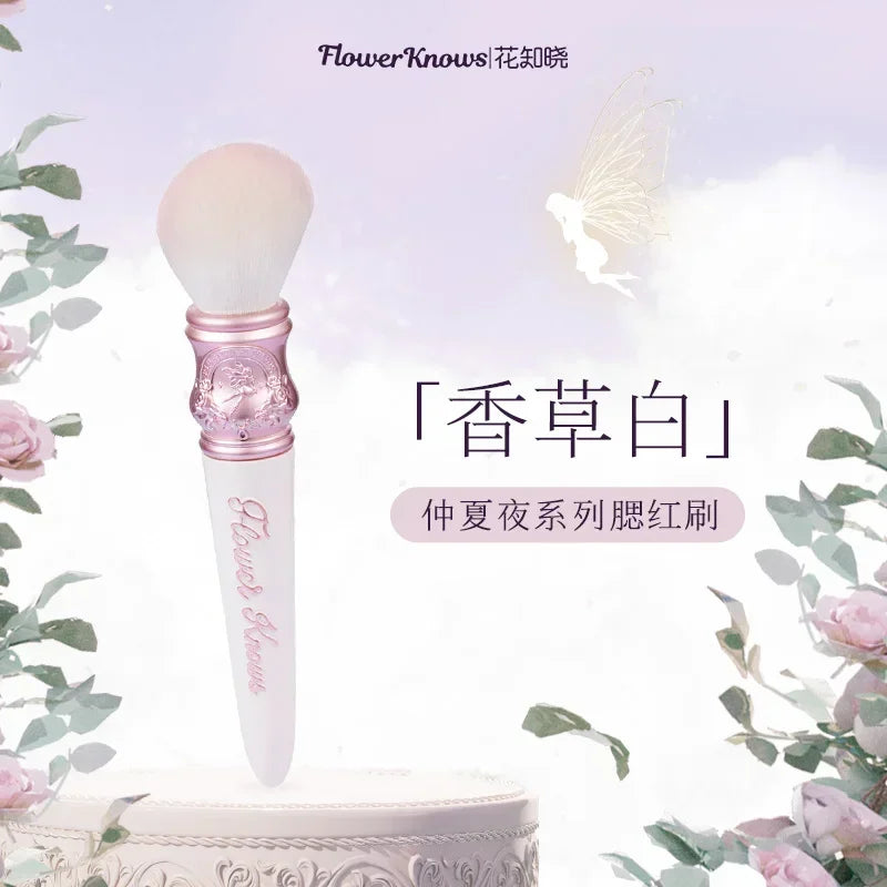Flower Knows Midsummer Night Series Cosmetics Handheld Mirror Love Shaped Cute Beauty Products  Delicate Makeup Tool