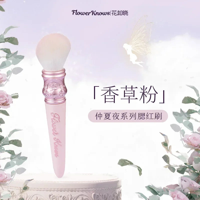Flower Knows Midsummer Night Series Cosmetics Handheld Mirror Love Shaped Cute Beauty Products  Delicate Makeup Tool