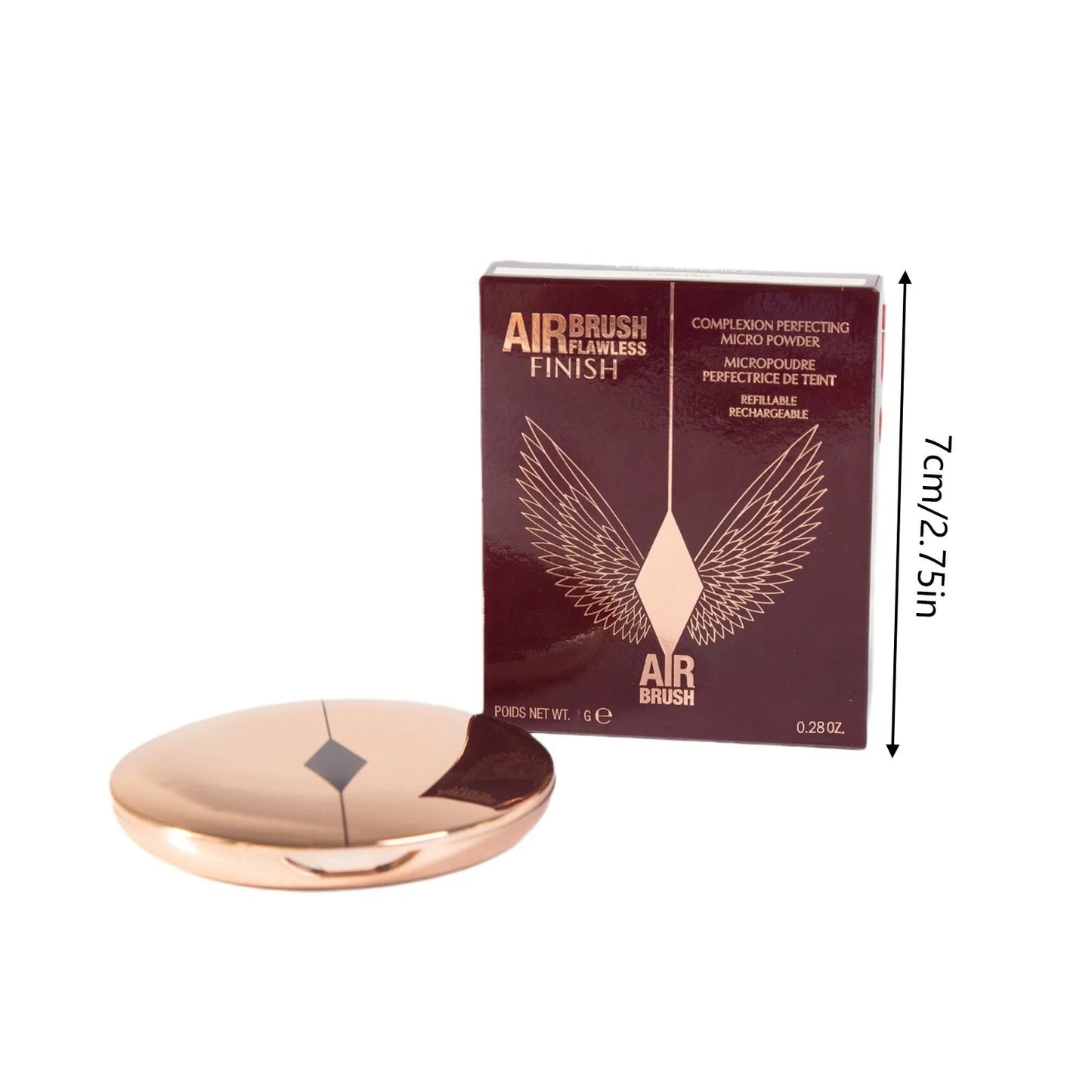 Airbrush Flawless Finish Setting Powde Oil Control Powder Lasting Powder Soft Texture Beauty Tool CHARLOTTE-TILBURY Women's Beau