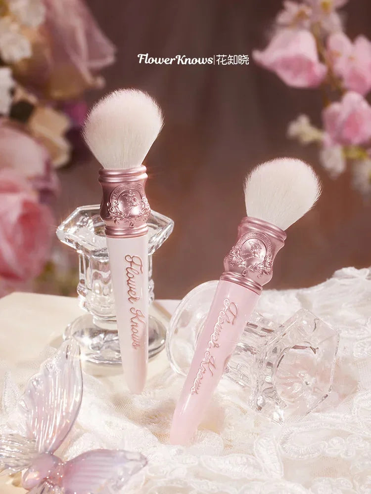 Flower Knows Midsummer Night Series Cosmetics Handheld Mirror Love Shaped Cute Beauty Products  Delicate Makeup Tool