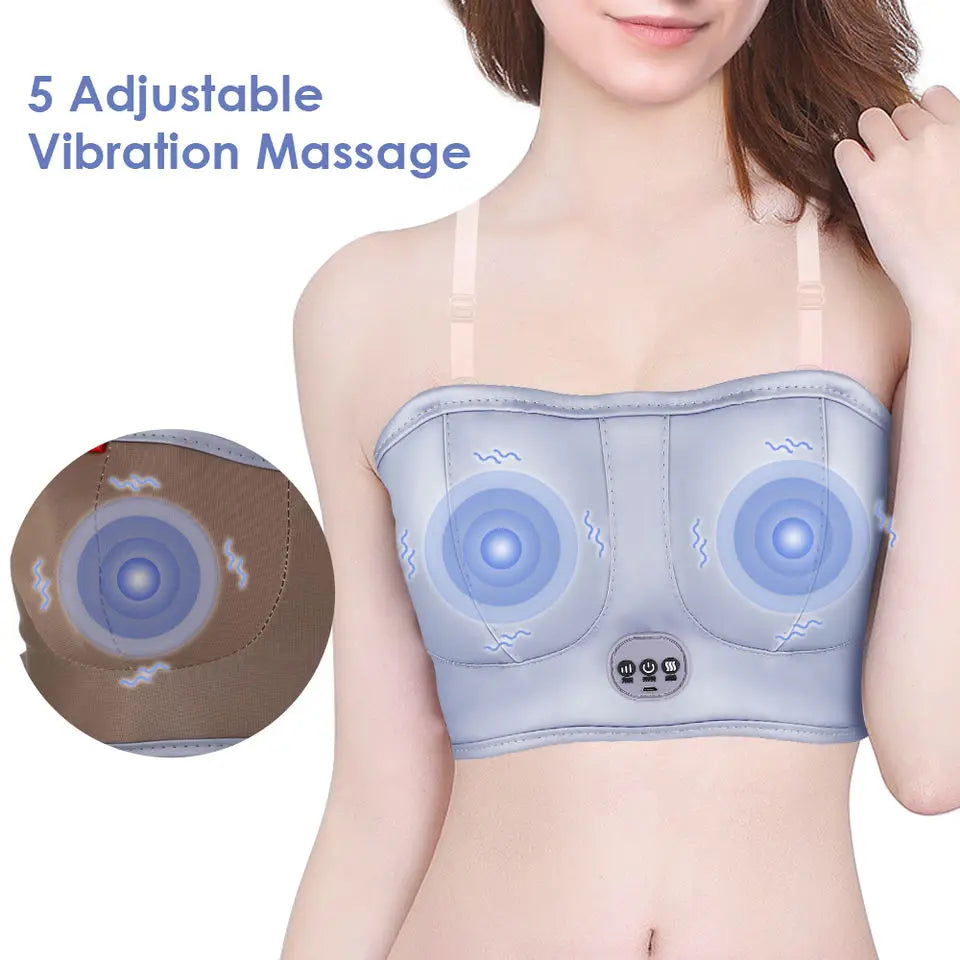 Hot and Cold Cordless Rechargeable Electric Breast Massager Other Breasts Massage Beauty Products for Women